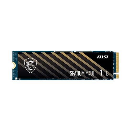 Ổ cứng SSD MSI SPATIUM M450 V1 1TB NVMe M.2 2280 PCIe Gen 4 x 4 (Đọc 3500MB/s, Ghi 2500MB/s)