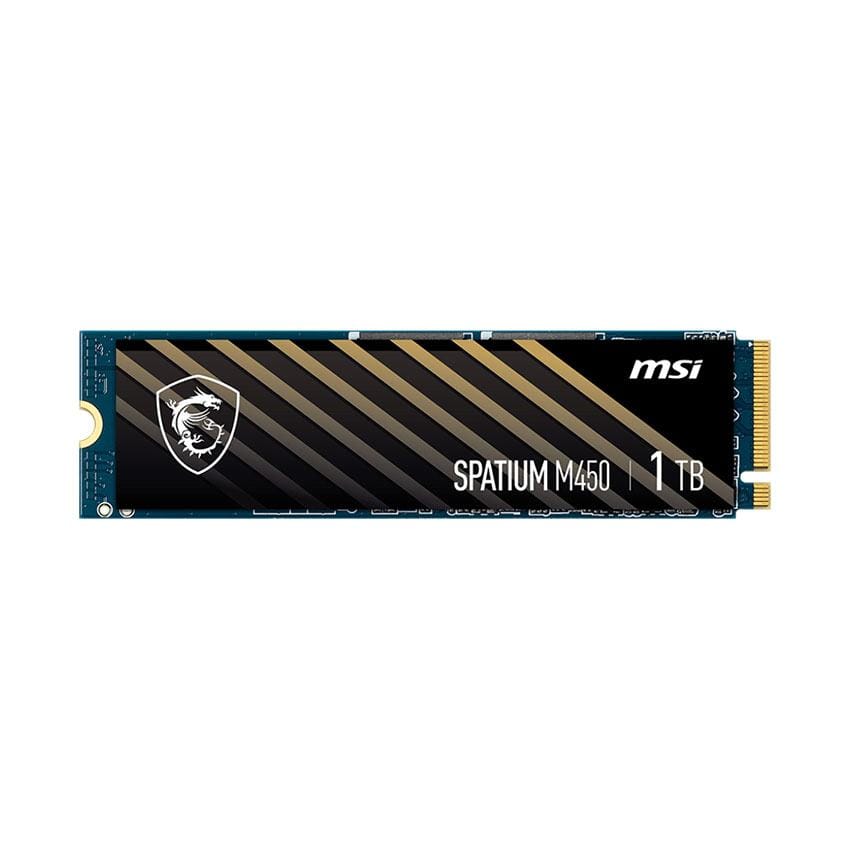 Ổ cứng SSD MSI SPATIUM M450 V1 1TB NVMe M.2 2280 PCIe Gen 4 x 4 (Đọc 3500MB/s, Ghi 2500MB/s)
