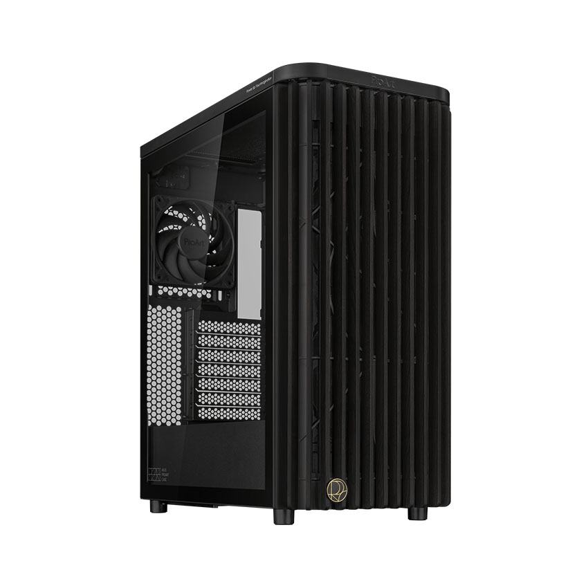 Vỏ Case Asus PROART PA401 WOOD TG PWM BLACK (ATX/Mid tower)
