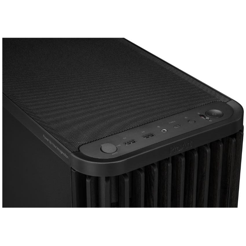 Vỏ Case Asus PROART PA401 WOOD MTL PWM BLACK (ATX/Mid tower