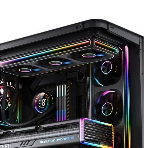 Tản nhiệt nước AIO Jonsbo TH-240 ARGB Black (LCD hiển thị nhiệt độ) (