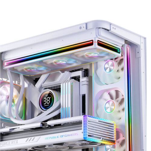 Tản nhiệt nước AIO Jonsbo TH-240 ARGB White (LCD hiển thị nhiệt độ) (