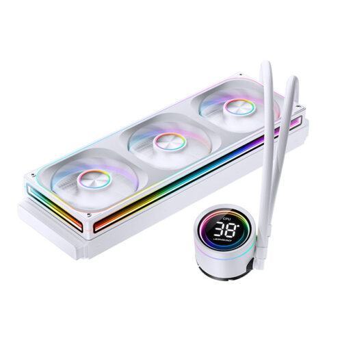 Tản nhiệt nước AIO Jonsbo TH-360 ARGB White (LCD hiển thị nhiệt độ)