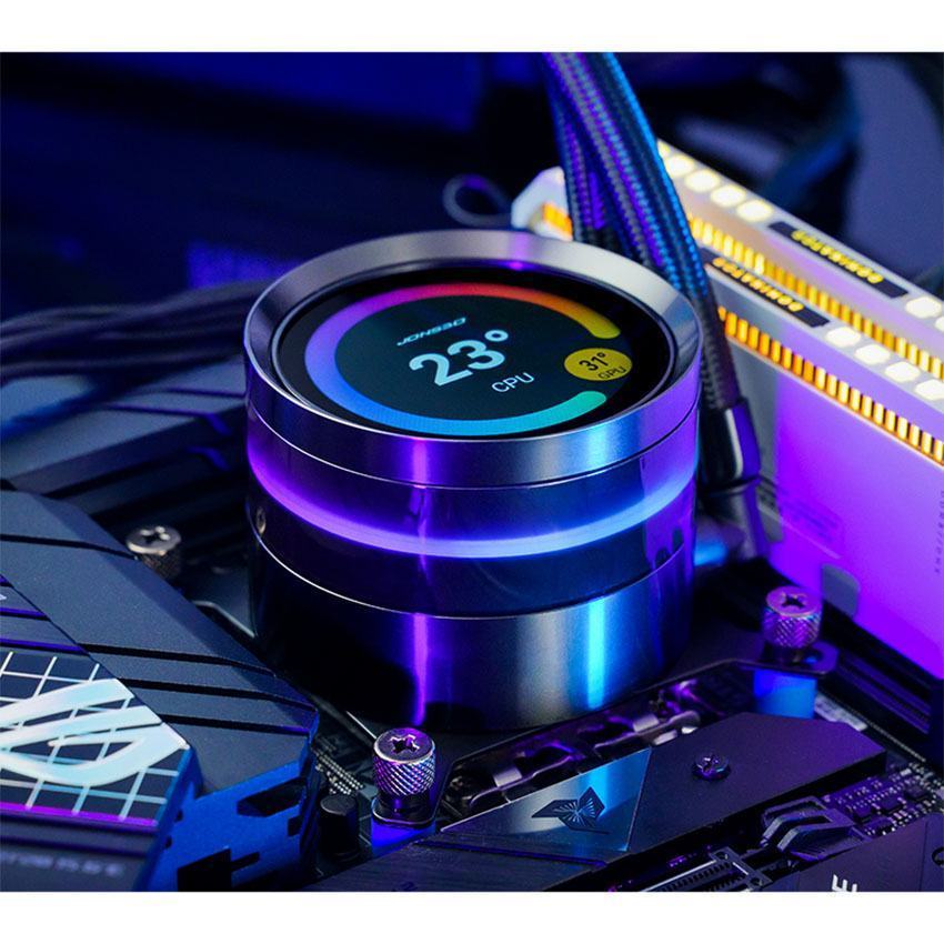 Tản nhiệt nước AIO Jonsbo TF2-360SC ARGB Black (LCD)
