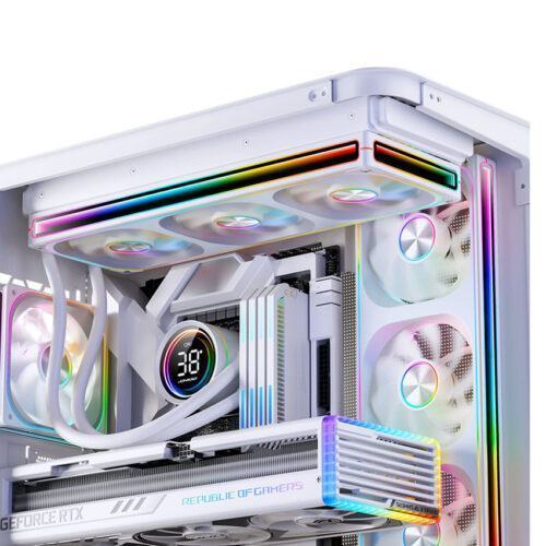 Fan Case Tản Nhiệt Jonsbo ZA-120W WHITE LED ARGB infinity