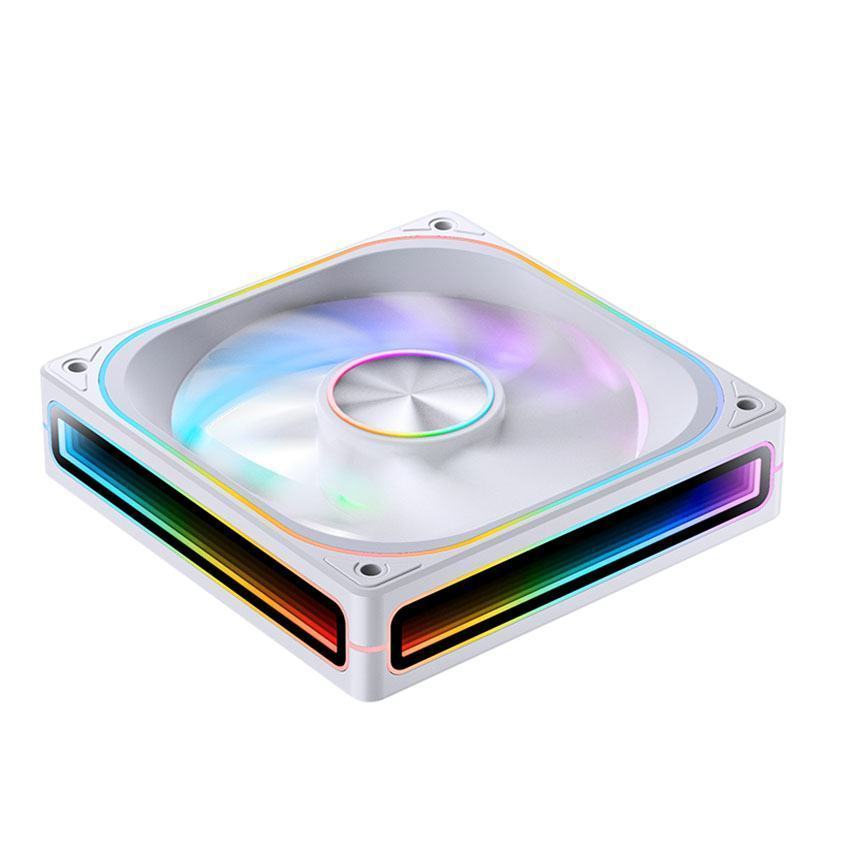 Fan Case Tản Nhiệt Jonsbo ZA-120WR WHITE LED ARGB infinity (cánh ngược)