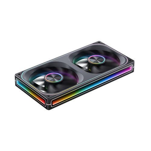 Fan Case Tản Nhiệt Jonsbo ZA-240B BLACK LED ARGB infinity