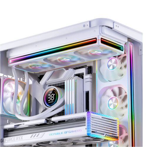 Fan Case Tản Nhiệt Jonsbo ZA-240WR WHITE LED ARGB infinity (Cánh ngược)
