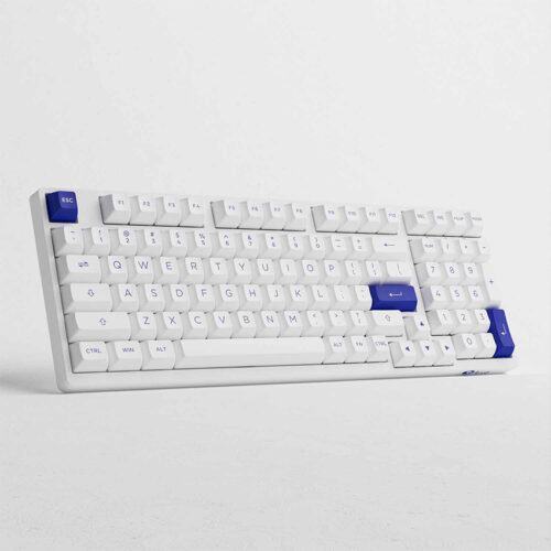 Bàn phím AKKO 3098B Multi-modes Blue on White