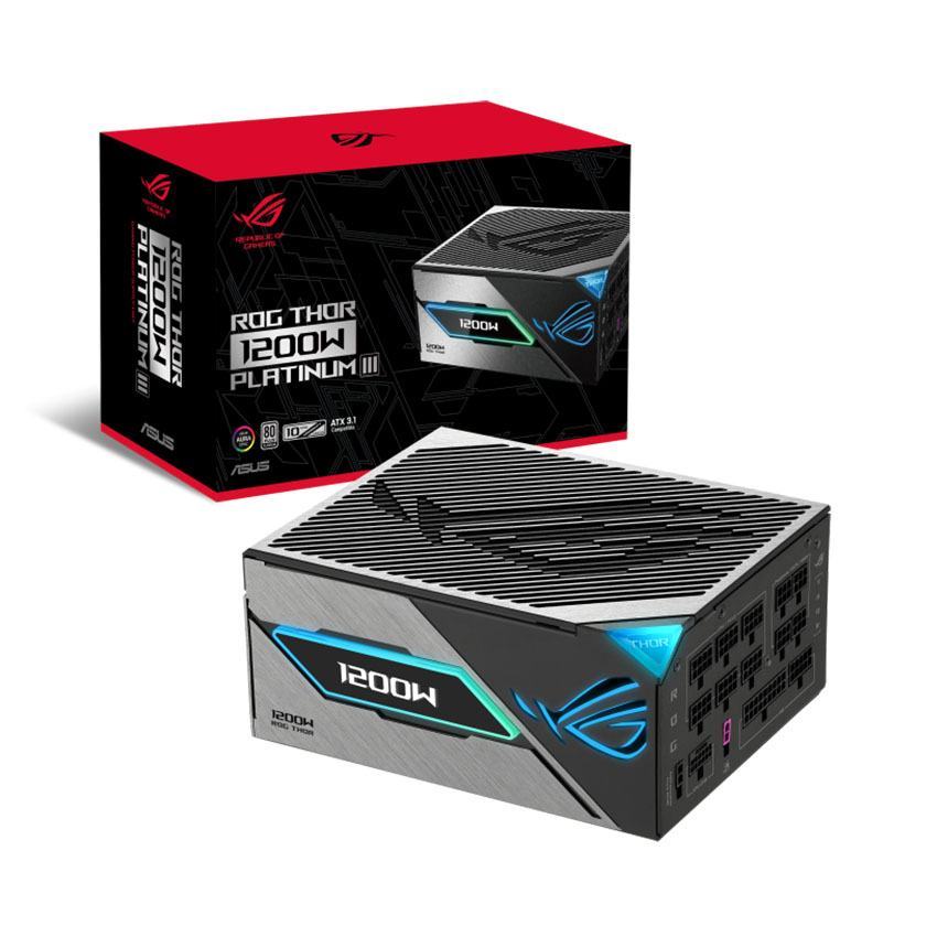 Nguồn Asus ROG THOR 1200P3 Gaming ( 80 Plus Platinum/ATX3.1/Full Modular/Màn oled)