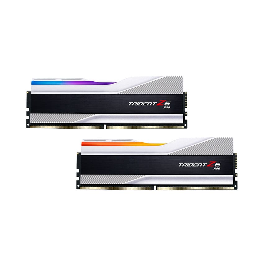 Ram Desktop Gskill Trident Z5 RGB SILVER (F5-6400J3239F48GX2-TZ5RS) 96GB (2x48GB) DDR5 6400Mhz