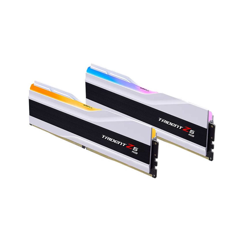 Ram Desktop Gskill Trident Z5 RGB WHITE (F5-6400J3239F48GX2-TZ5RW) 96GB (2x48GB) DDR5 6400Mhz