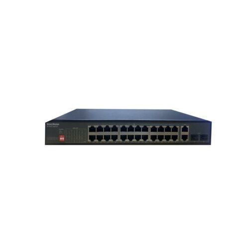 Switch POE 24 PORT GIGA SinicHome SN-5124P-FGE/24POE/4 FSP/400W/1000M