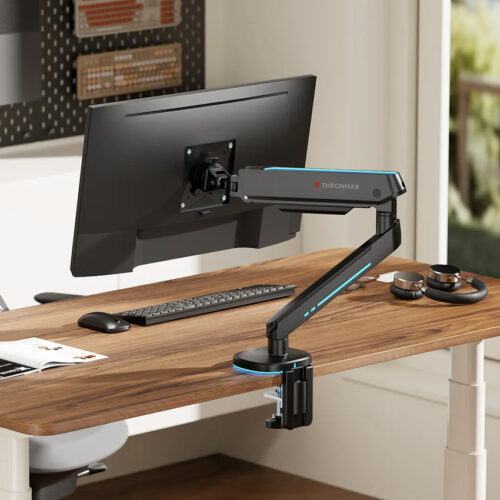 Giá treo màn hình Thronmax MX100 Black, LED RGB