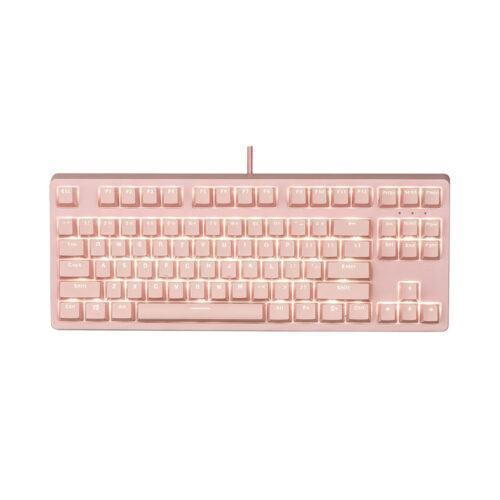 Bàn phím cơ Edra EK387 Pink Huano Blue Switch