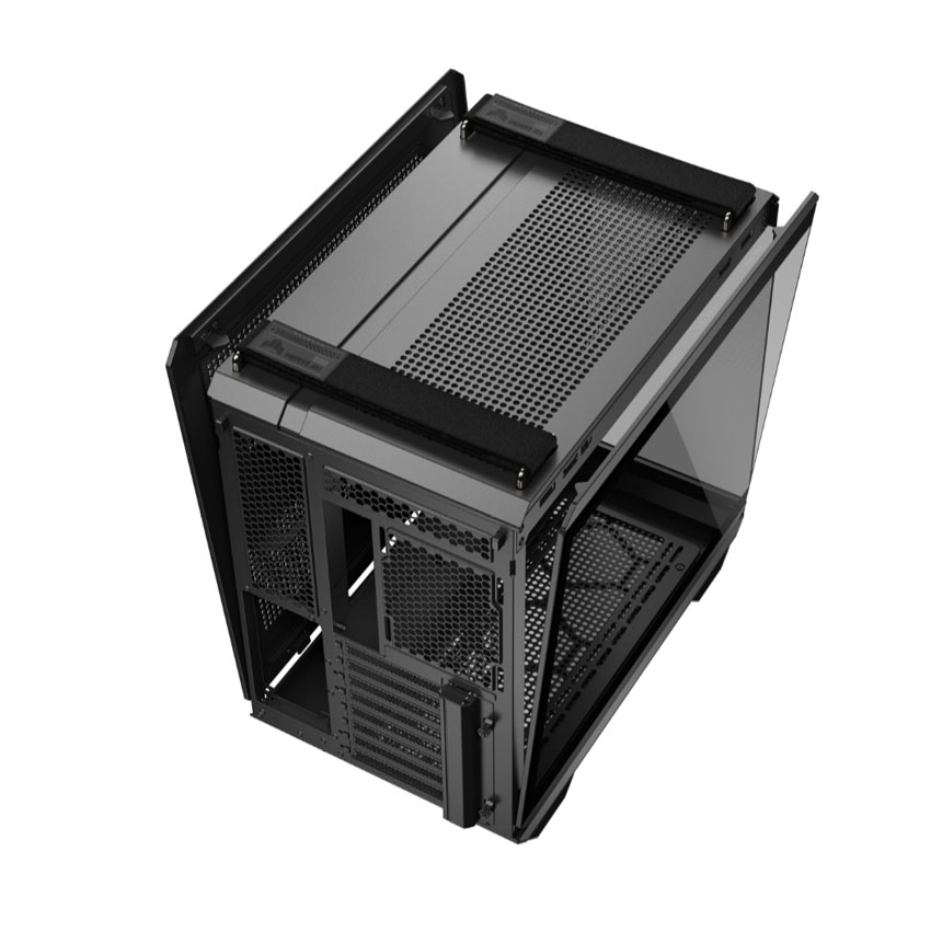 Vỏ Case Asus TUF GAMING GT502 HORIZON BLACK (ATX/Mid tower)