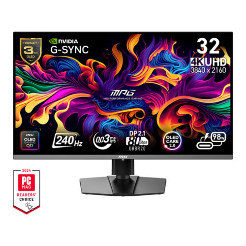 Trang chủ Màn hình MSI MPG 322URX QD-OLED (31.5 inch/UHD/QD OLED/240Hz/0.03ms/USB-C 98W)