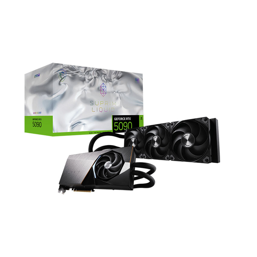 Card màn hình MSI RTX 5090 SUPRIM LIQUID SOC 32GB Card màn hình MSI RTX 5090 SUPRIM LIQUID SOC 32GB