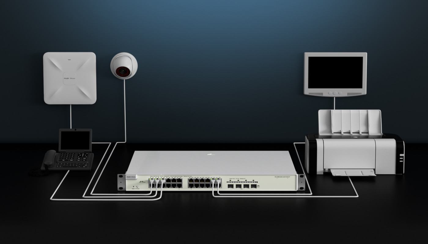 Switch RUIJIE REYEE RG-NBS3100-24GT4SFP-V2 24 cổng 10/100/1000BASE-T 2