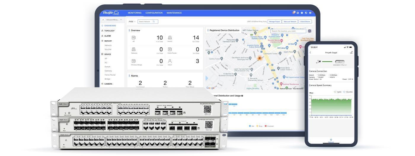 Switch RUIJIE REYEE RG-NBS3100-24GT4SFP-V2 24 cổng 10/100/1000BASE-T 7