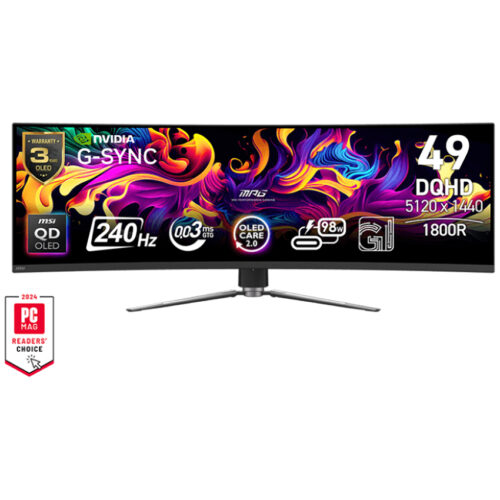 Trang chủ Màn hình MSI MPG 491CQPX QD-OLED (49 inch/DQHD/OLED/240Hz/0.03ms/USB-C 98W)
