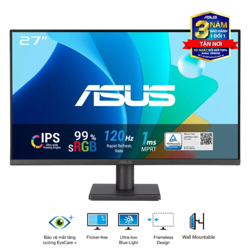 Màn hình Asus VA279HG (27 inch/FHD/IPS/120Hz/1ms)