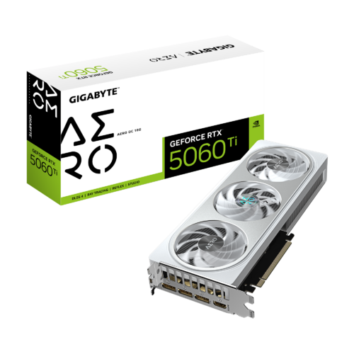 Card màn hình Gigabyte RTX 5060 Ti AERO OC 16GD (GV-N506TAERO OC-16GD)