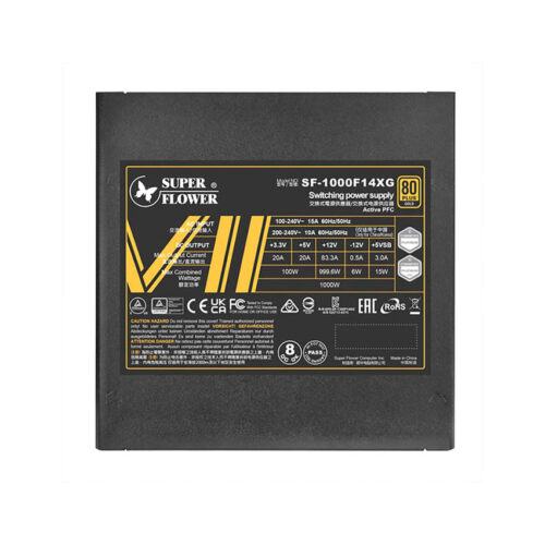 Nguồn Super Flower LEADEX VII XG 1000W ATX 3.1 80 PLUS GOLD - Black (