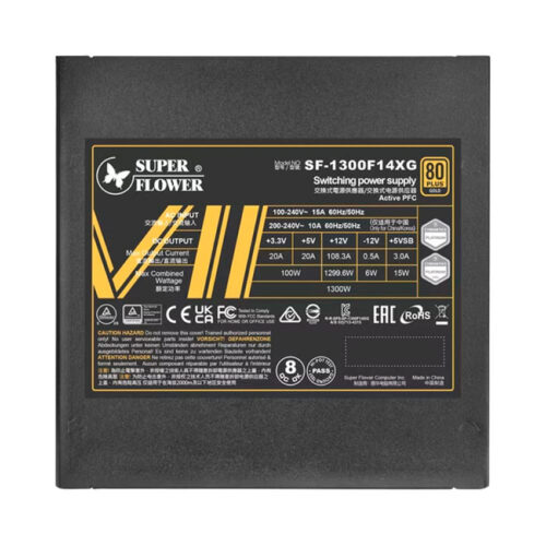 Nguồn Super Flower LEADEX VII XG 1300W ATX 3.1 80 PLUS GOLD