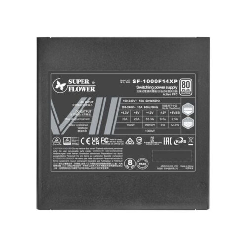 Nguồn Super Flower LEADEX VII Platinum PRO 1000W ATX 3.1 - Black (I