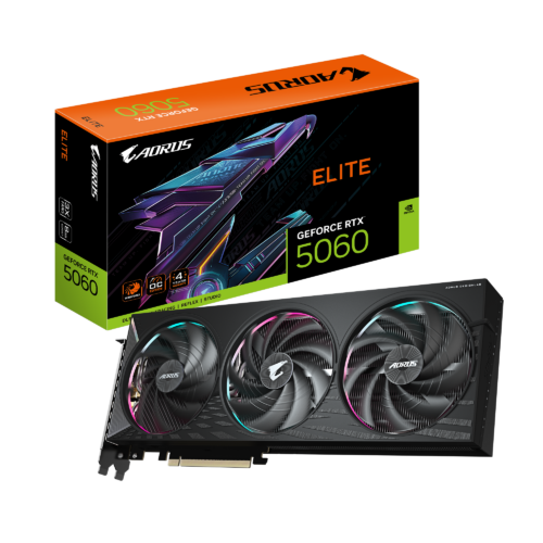 Card màn hình Gigabyte RTX 5060 AORUS ELITE-8GD (GV-N5060AORUS E-8GD)