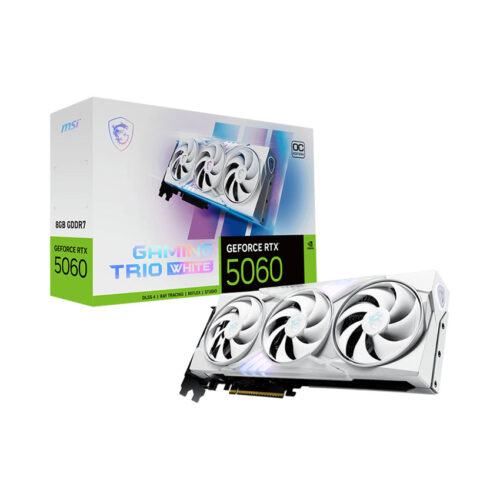 Card màn hình MSI RTX 5060 8G GAMING TRIO OC WHITE GDDR7