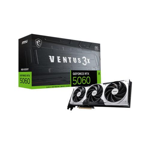 Card màn hình MSI RTX 5060 8G VENTUS 3X OC GDDR7
