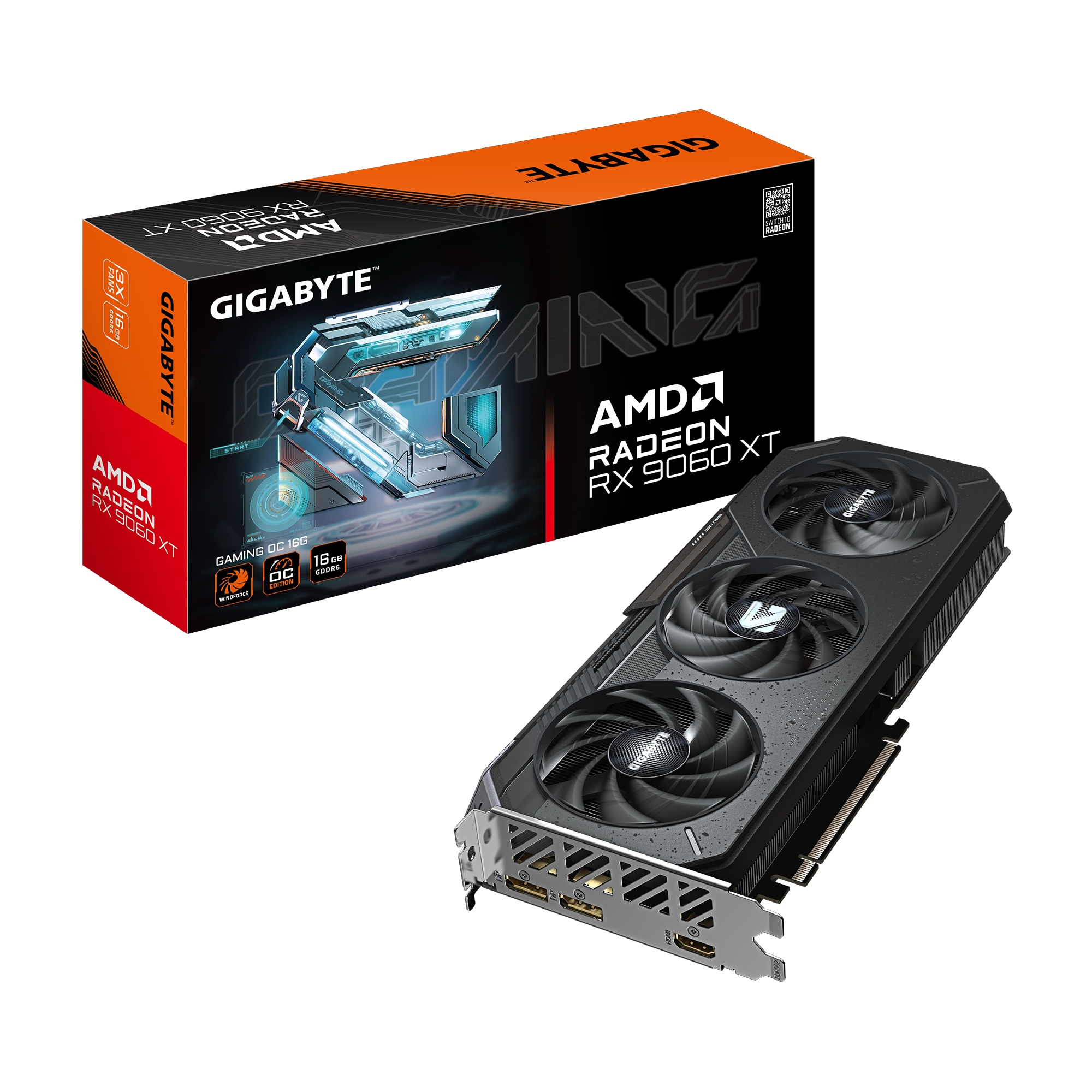 Card màn hình Gigabyte RX 9060 XT GAMING OC_16GD (GV-R9060XTGAMING OC_16GD)