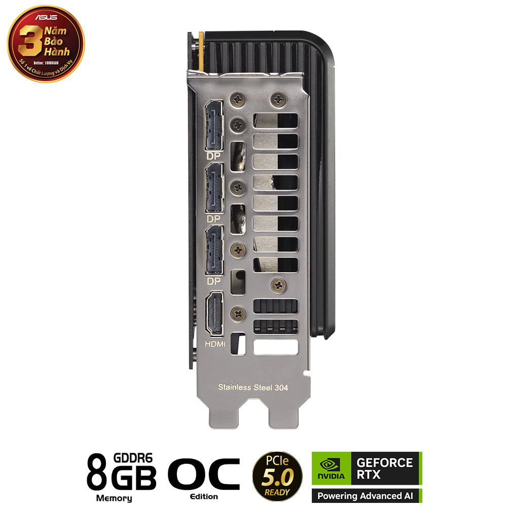 Card màn hình ASUS PRIME GeForce RTX 5050-8G OC GDDR6