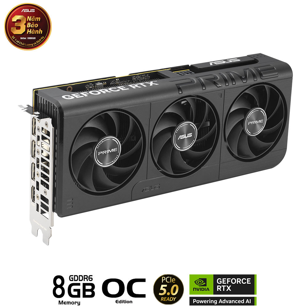 Card màn hình ASUS PRIME GeForce RTX 5050-8G OC GDDR6