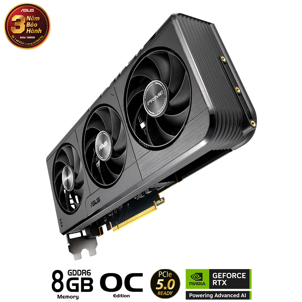 Card màn hình ASUS PRIME GeForce RTX 5050-8G OC GDDR6