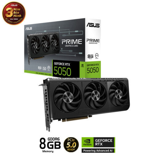 Card màn hình ASUS PRIME GeForce RTX 5050-8G GDDR6