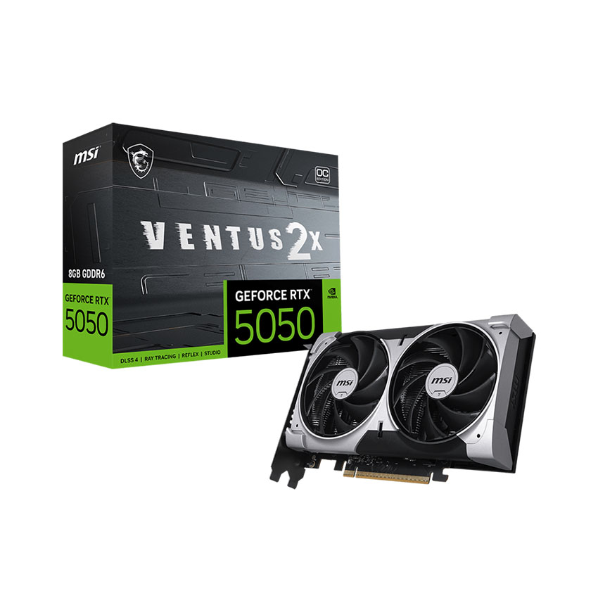 Card màn hình MSI GeForce RTX 5050 8G VENTUS 2X OC