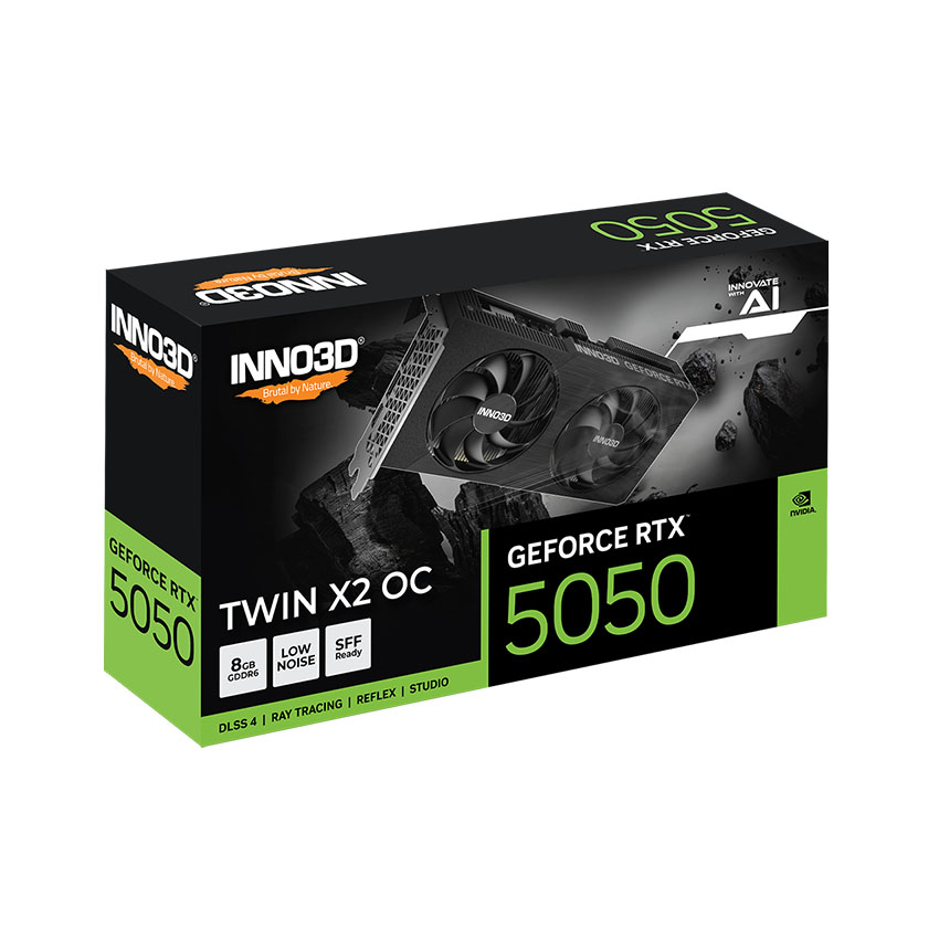 Card màn hình INNO3D GeForce RTX 5050 Twin X2 8GB