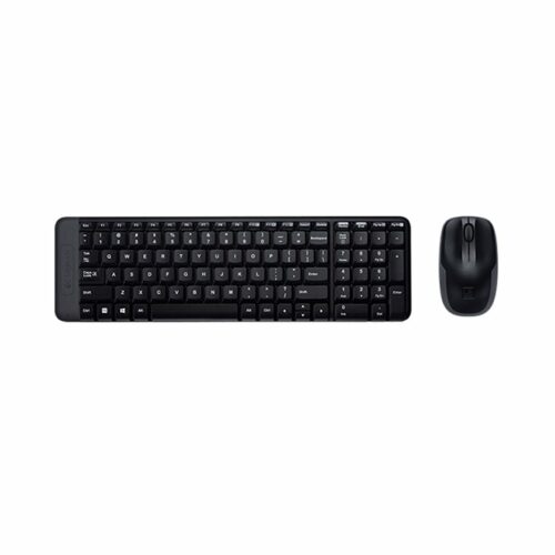 Bộ bàn phím chuột không dây Logitech MK220 Wireless (USB/đen)