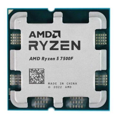 CPU AMD Ryzen Ryzen 5 7500F (3.7 GHz Upto 5.0GHz / 38MB / 6 Cores, 12 Threads / 65W / Socket AM5) - TRAY NEW