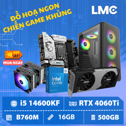 PC DIANA AXE F8 - Core i5 14600KF / RTX 4060Ti 8GB