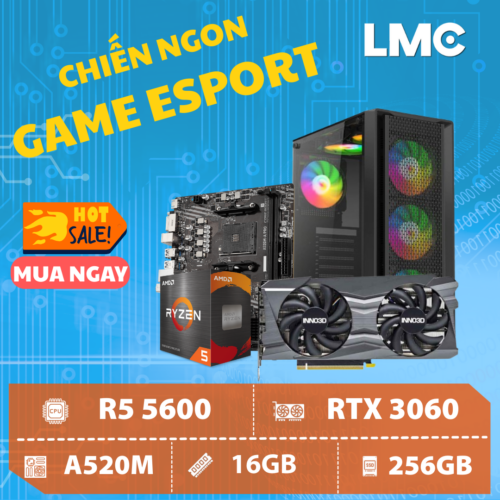 PC HEPHAESTUS DAGGER - Ryzen 5 5600 / RTX 3060 12GB