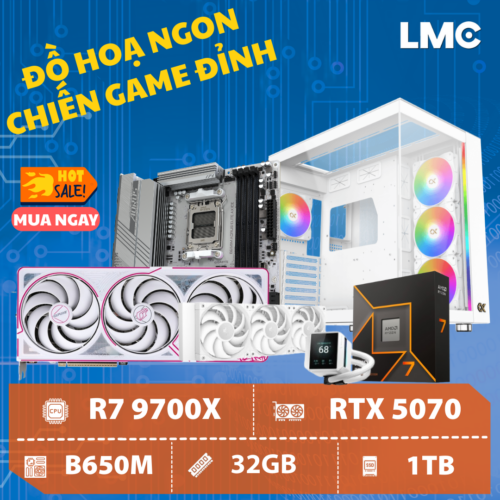 PC HERCULES HAMMER - Ryzen 7 9700X / RTX 5070 12GB