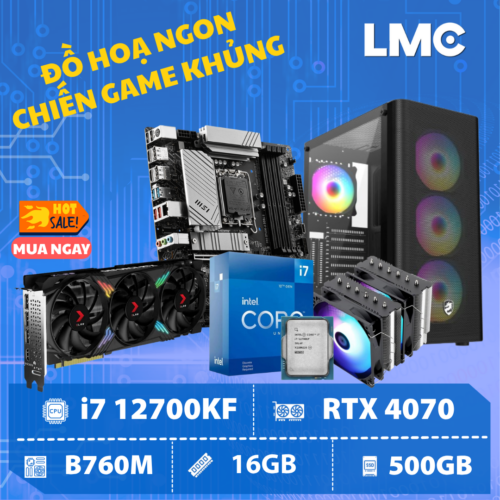 PC JANUS KUKRI - Core i7 12700KF / RTX 4070 12GB