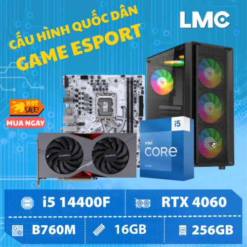 PC MERCURY SWORD - Intel Core i5 14400F / RTX 4060 8GB