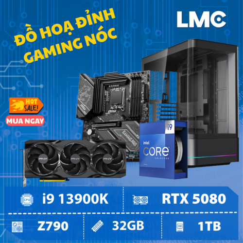 PC PLUTO TRIDENT - Core I9 13900K / RTX 5080 16GB