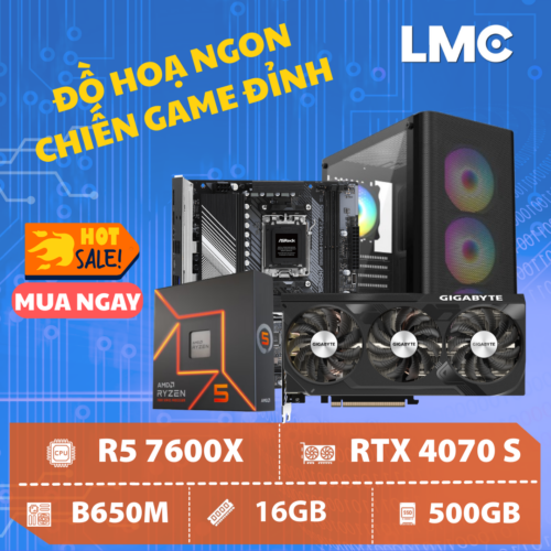 PC THANATOS ARROW - Ryzen 5 7600X / RTX 4070 Super 12GB