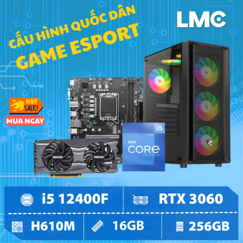 PC VULCAN DAGGER - Core i5 12400F / RTX 3060 12GB